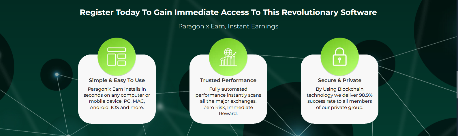 Paragonix-Earn-Registration