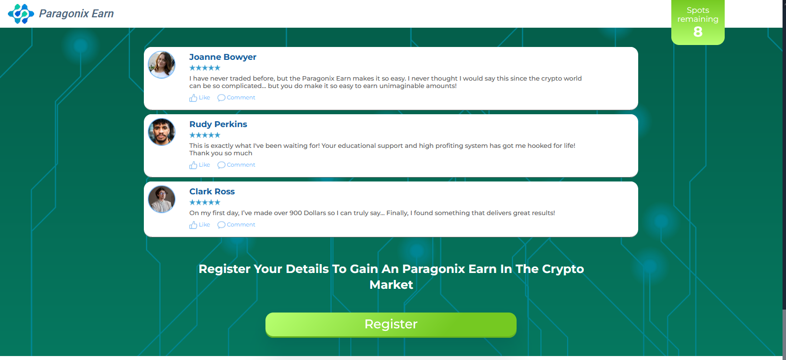 Paragonix-Earn-signup